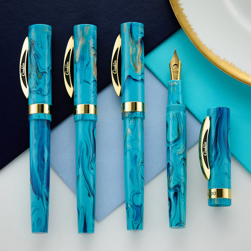 Conklin Toledo Fountain Pen - Tidal Pool (Limited Edition)