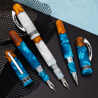 Conklin 1898 Gel Rollerball Pen - Spectra Fusion White (Limited Edition)