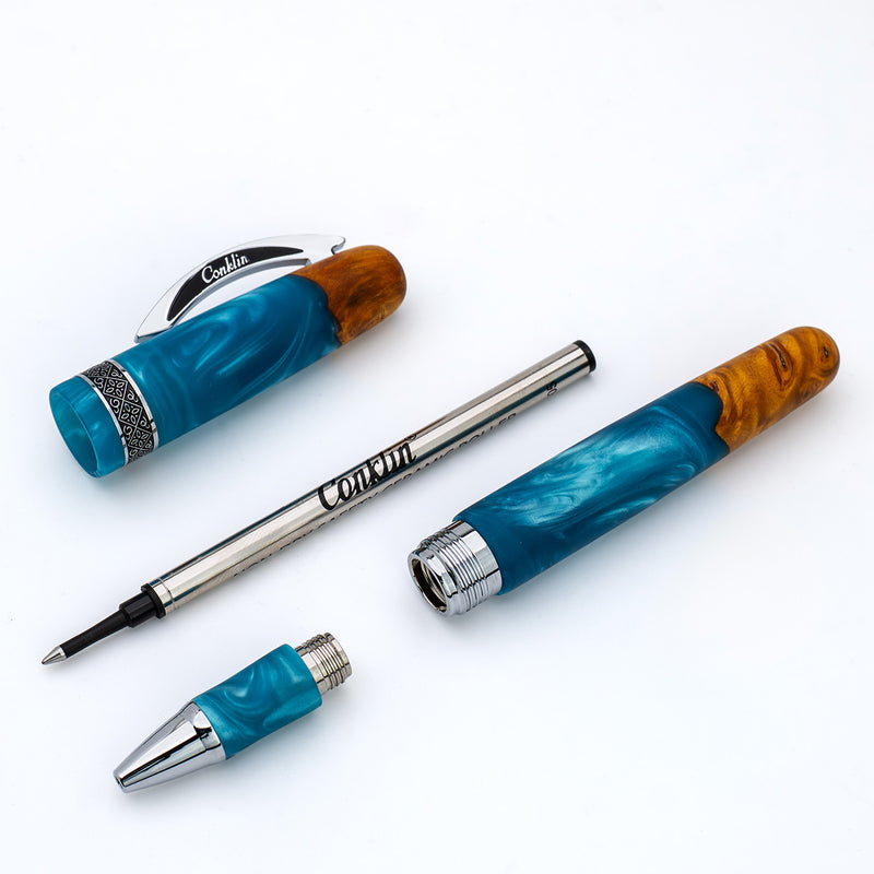 Conklin 1898 Gel Rollerball Pen - Spectra Fusion Blue (Limited Edition)