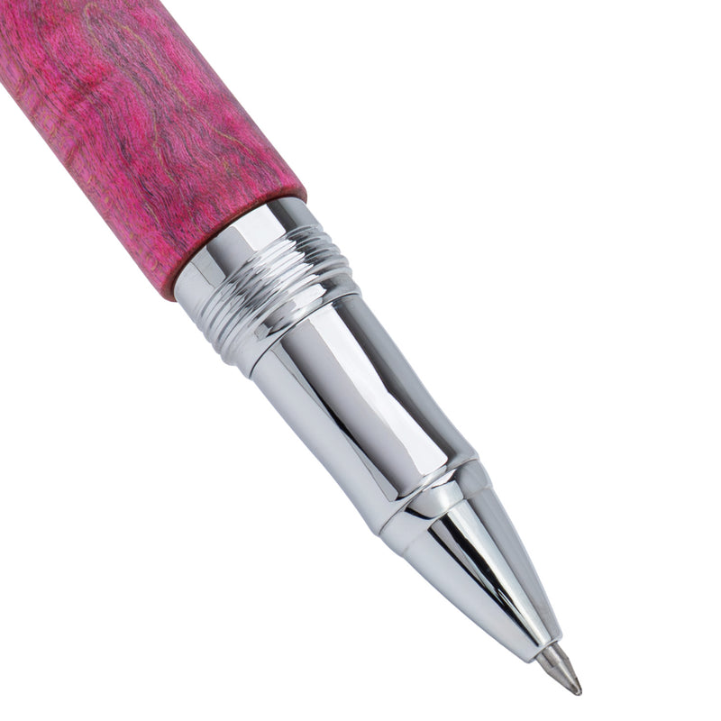 Conklin 1898 Gel Rollerball Pen - Stabilized Wood Matte Purple/Pink (Limited Edition)