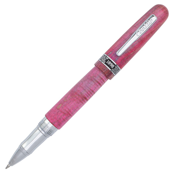 Conklin 1898 Gel Rollerball Pen - Stabilized Wood Matte Purple/Pink