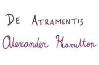 De Atramentis Alexander Hamilton - Ink Sample