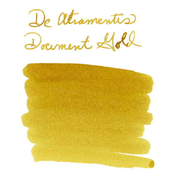 De Atramentis Document Ink Gold - Ink Sample