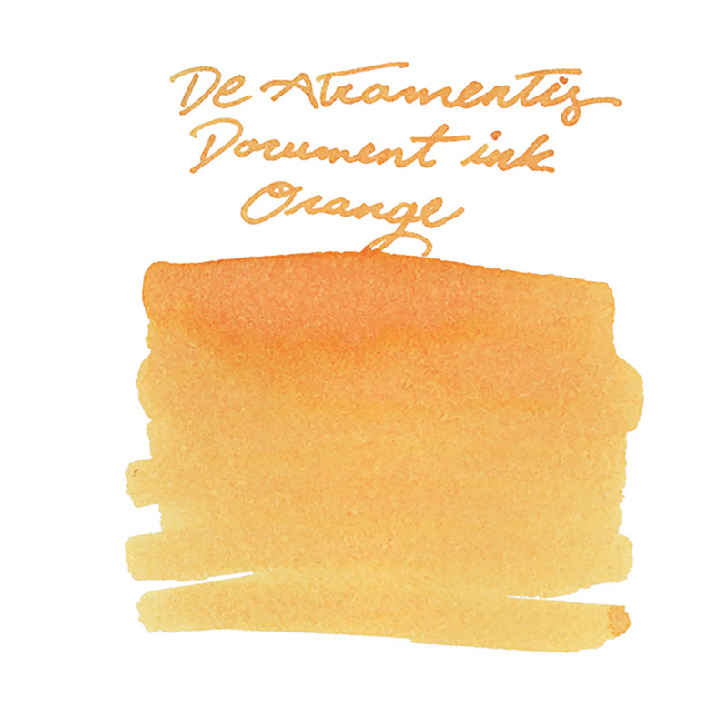 De Atramentis Document Ink Orange - Ink Sample