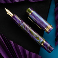 Delta DV Original Mid Size Fountain Pen - Wisteria Walk (Limited Edition)