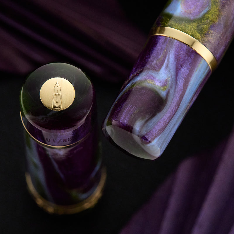 Delta DV Original Mid Size Fountain Pen - Wisteria Walk (Limited Edition)