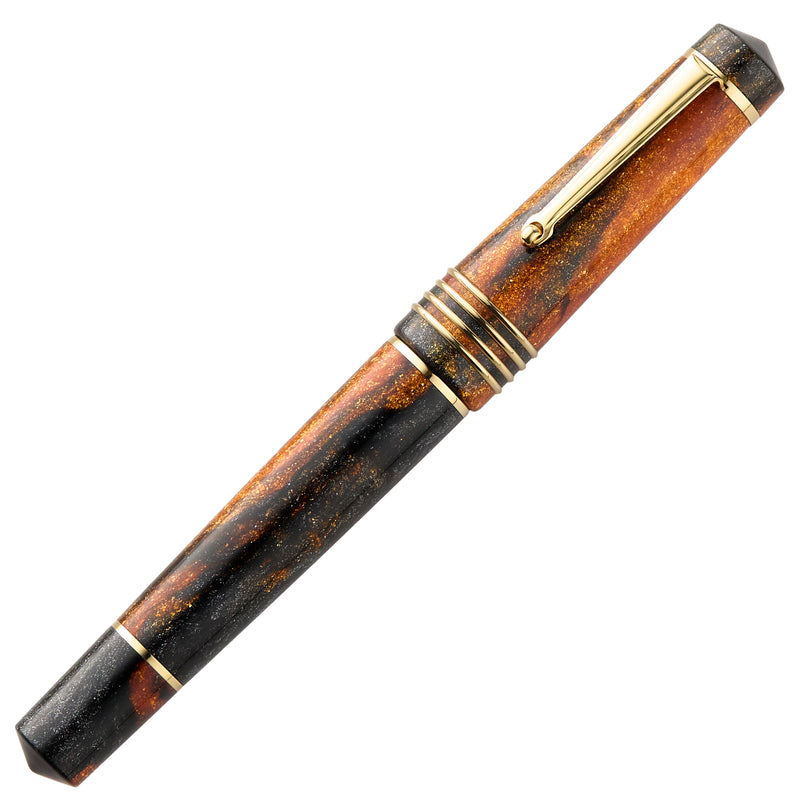 Delta DV Original Mid Size Fountain Pen - Glow Up Oro
