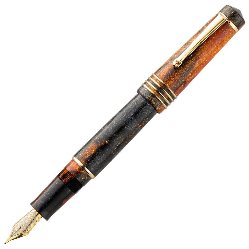 Delta DV Original Mid Size Fountain Pen - Glow Up Oro