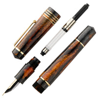 Delta DV Original Mid Size Fountain Pen - Glow Up Oro