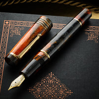 Delta DV Original Mid Size Fountain Pen - Glow Up Oro