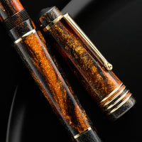 Delta DV Original Mid Size Fountain Pen - Glow Up Oro