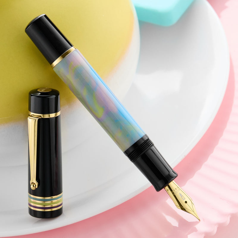 Delta DV Original Mid-Size Fountain Pen - Cosmic Cotton Candy (Limited Edition)