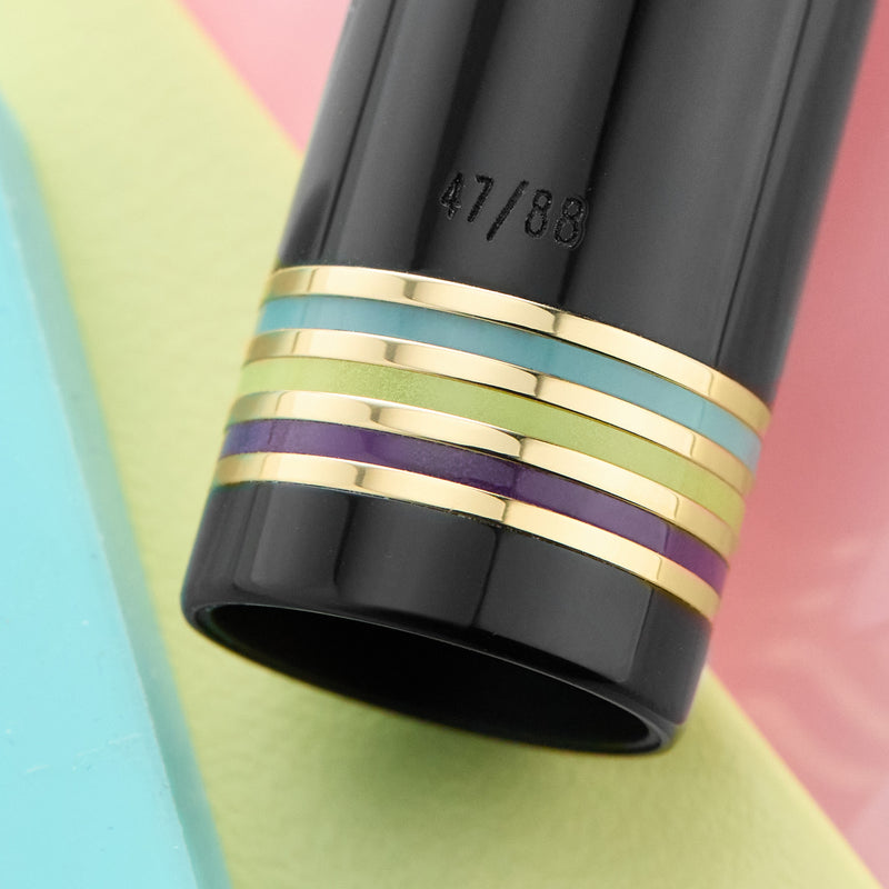 Delta DV Original Mid-Size Fountain Pen - Cosmic Cotton Candy (Limited Edition)