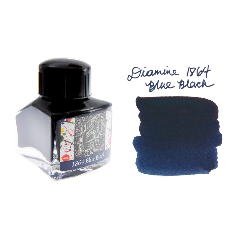 Diamine 1864 Blue Black - 40ml Bottled Ink
