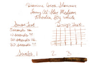Diamine Cocoa Shimmer - Ink Sample