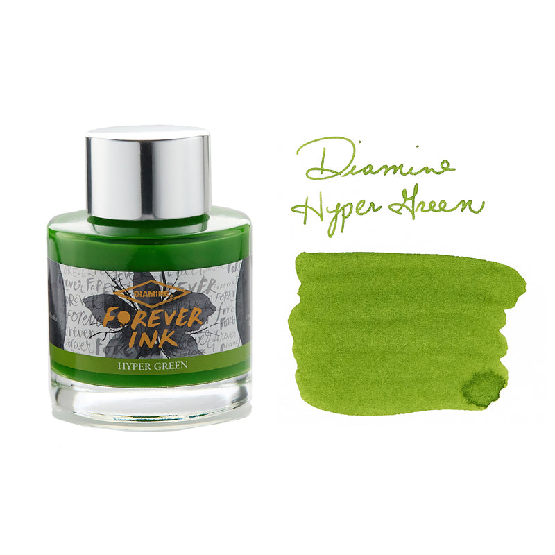 Diamine Forever Hyper Green - 50ml Bottled Ink