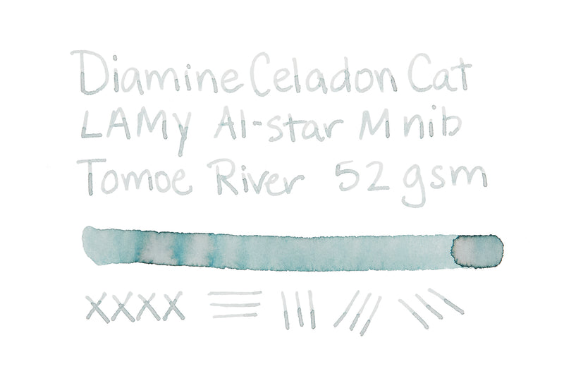 Diamine Celadon Cat - Ink Sample