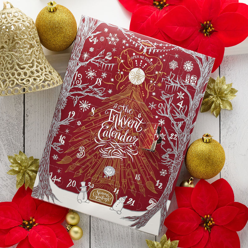Diamine InkVent Calendar 2026 (Burgundy Edition)