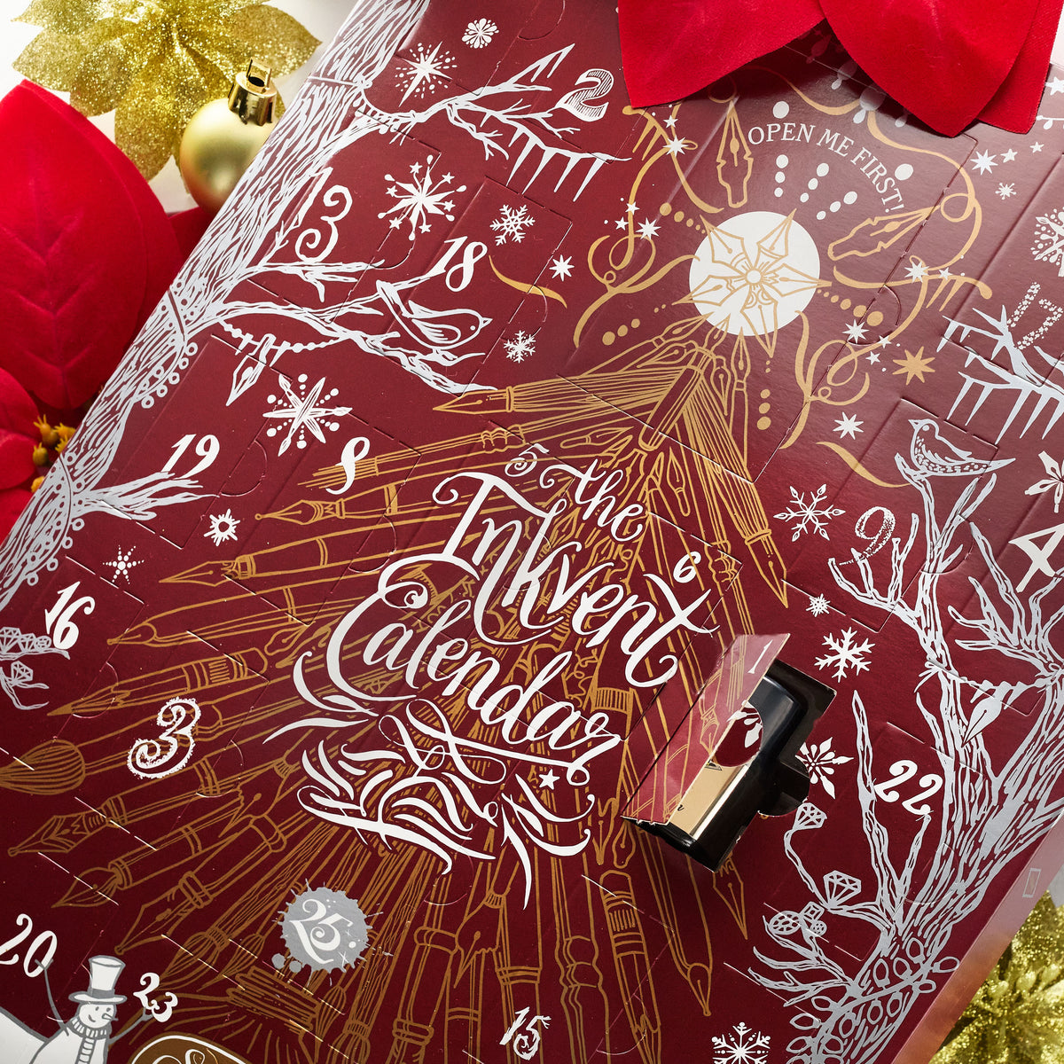 Diamine InkVent Calendar 2026 (Burgundy Edition)