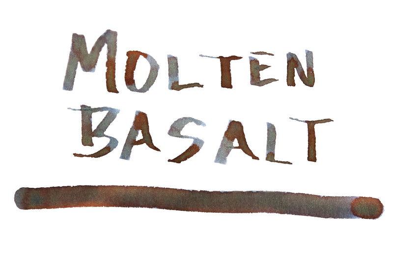 Diamine Molten Basalt - Ink Sample