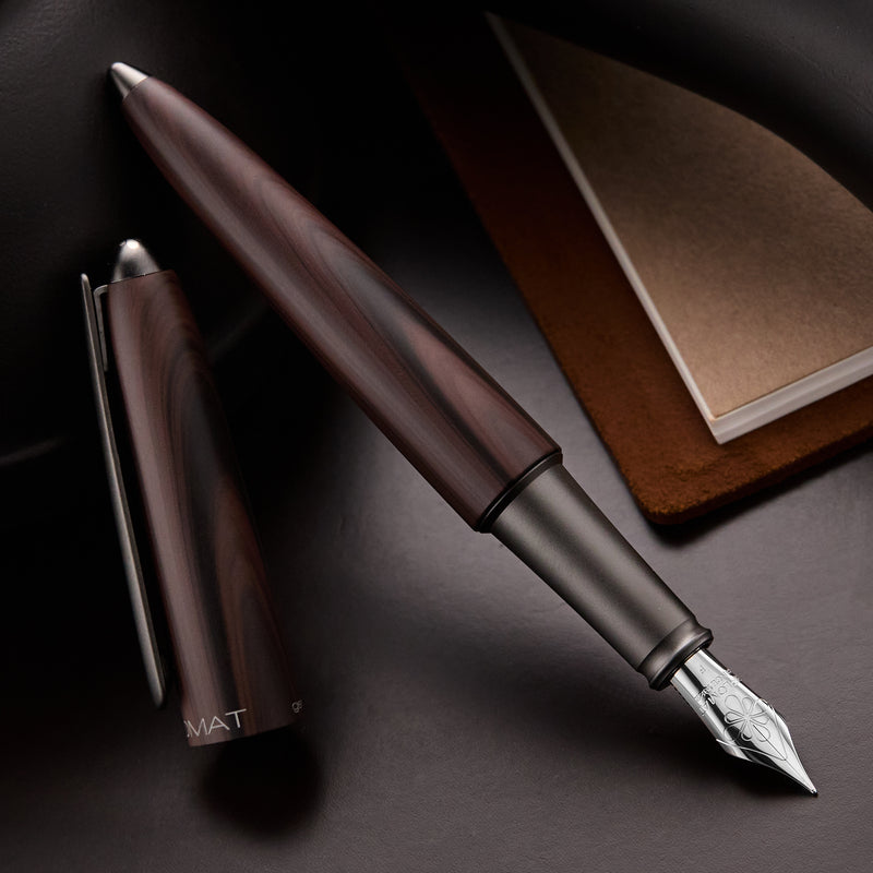 Diplomat Aero Fountain Pen - Black Forest