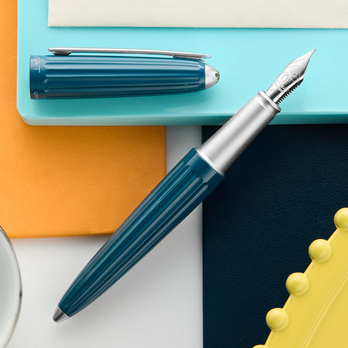 Diplomat Aero Fountain Pen - Teal (Special Edition)