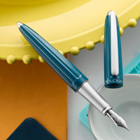 Diplomat Aero Fountain Pen - Teal (Special Edition)