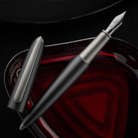 Diplomat Aero Fountain Pen - Pure Black (Special Edition)