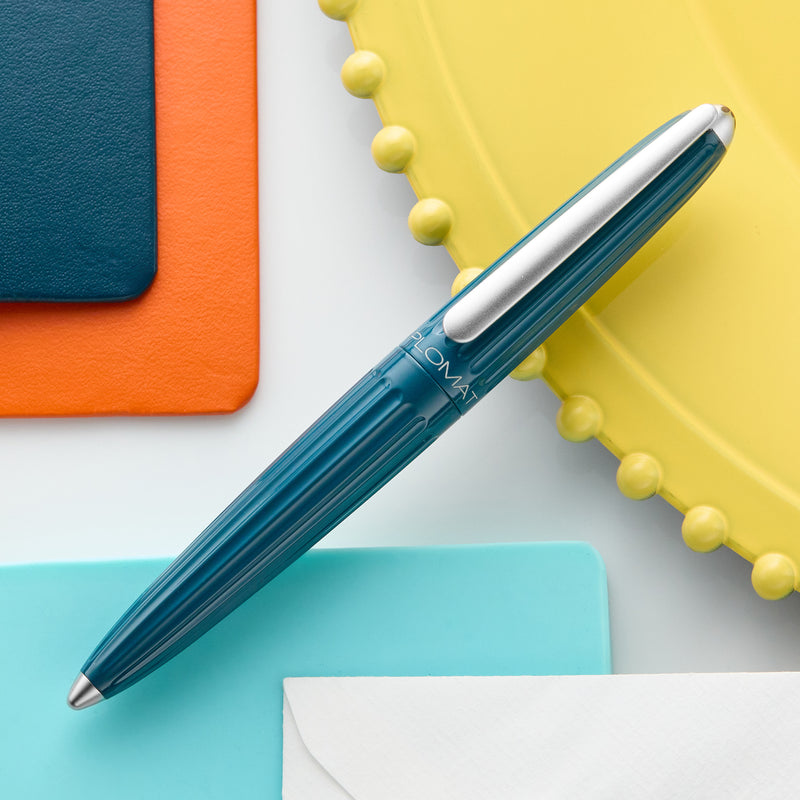Diplomat Aero Rollerball Pen - Teal (Special Edition)