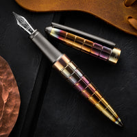 Diplomat Aero Fountain Pen - Rhomb Flame