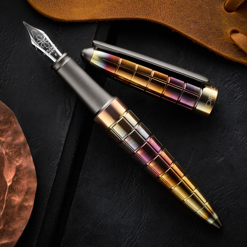 Diplomat Aero Fountain Pen - Rhomb Flame