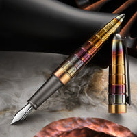 Diplomat Aero Fountain Pen - Rhomb Flame