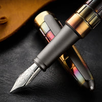 Diplomat Aero Fountain Pen - Rhomb Flame