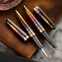 Diplomat Aero Fountain Pen - Rhomb Flame