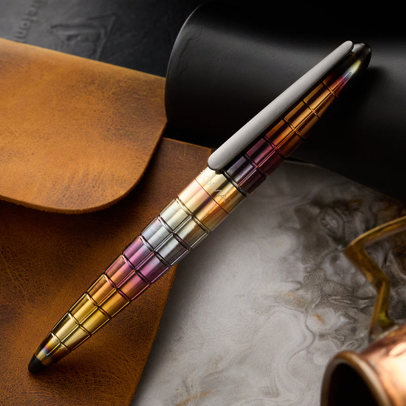 Diplomat Aero Rollerball Pen - Rhomb Flame