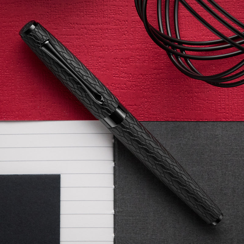Diplomat Cobra Fountain Pen - Matte Black