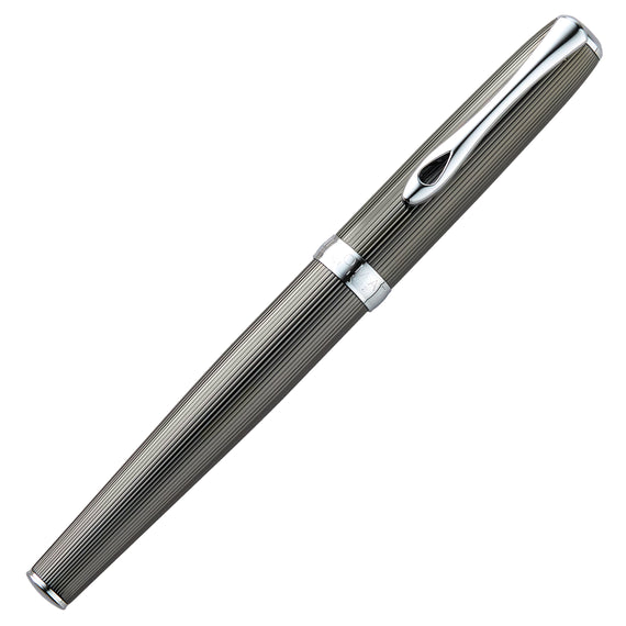 Diplomat Excellence A2 Fountain Pen - Guilloche Black/Chrome