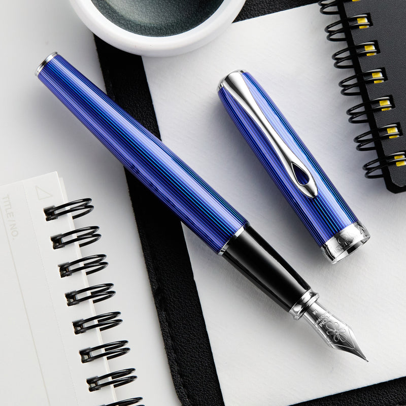 Diplomat Excellence A2 Fountain Pen - Skyline Blue