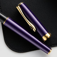 Diplomat Excellence A2 Fountain Pen - Violet Rain/Gold