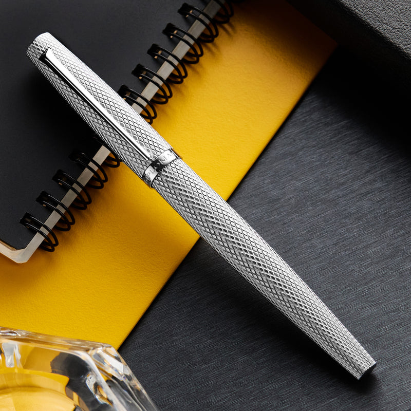 Diplomat Viper Fountain Pen - Silver