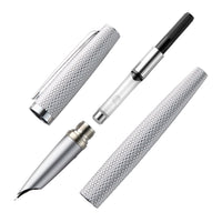 Diplomat Viper Fountain Pen - Silver