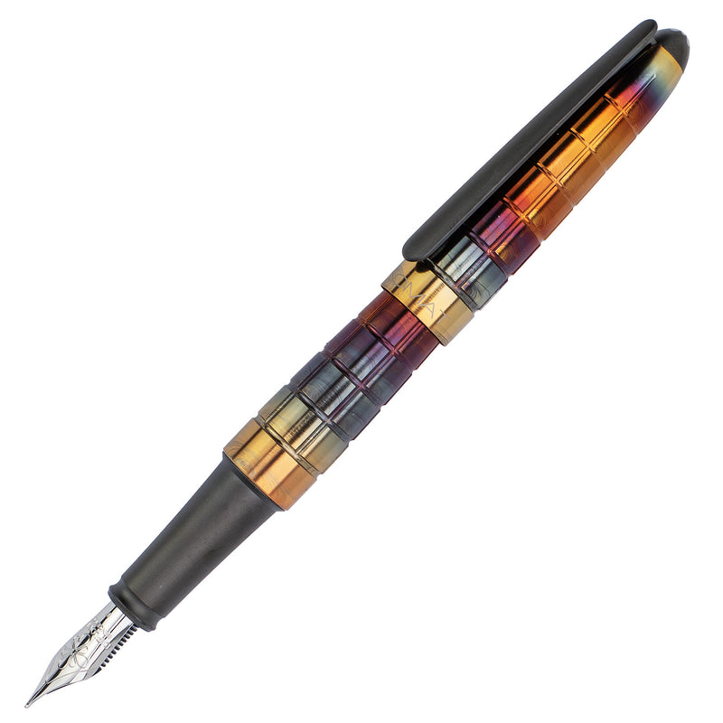 Diplomat Aero Fountain Pen - Rhomb Flame