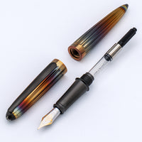 Diplomat Aero Fountain Pen - Rhomb Flame