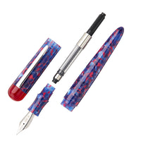 Edison Comet Fountain Pen - Cobalt Magma