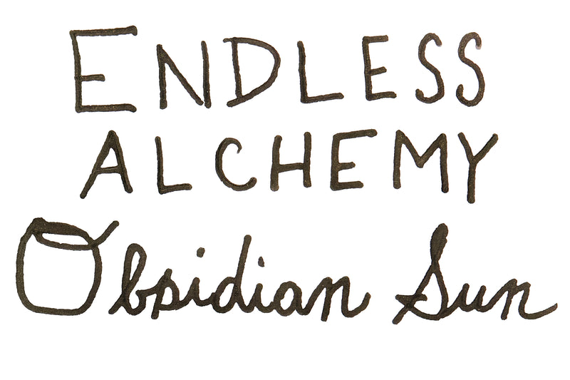 Endless Alchemy Obsidian Sun - 45ml Bottled Ink