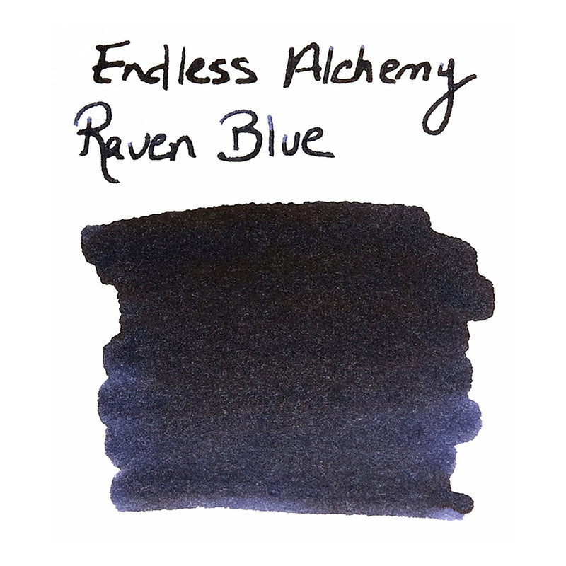 Endless Alchemy Raven Blue - Ink Sample