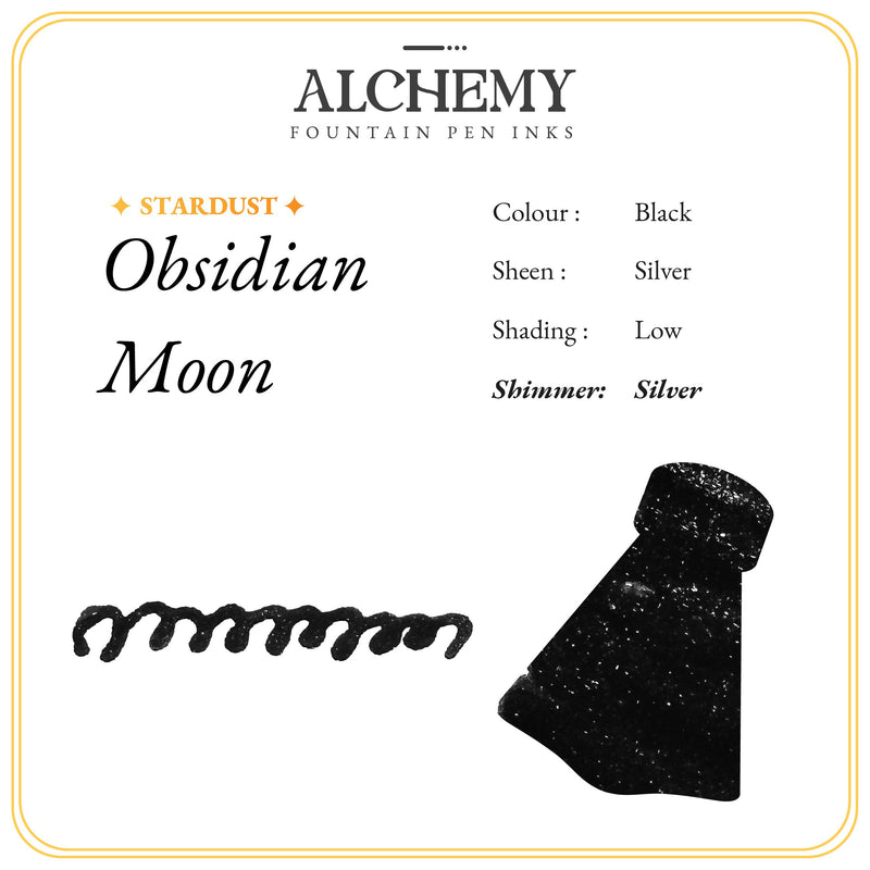 Endless Alchemy Obsidian Moon - Ink Sample