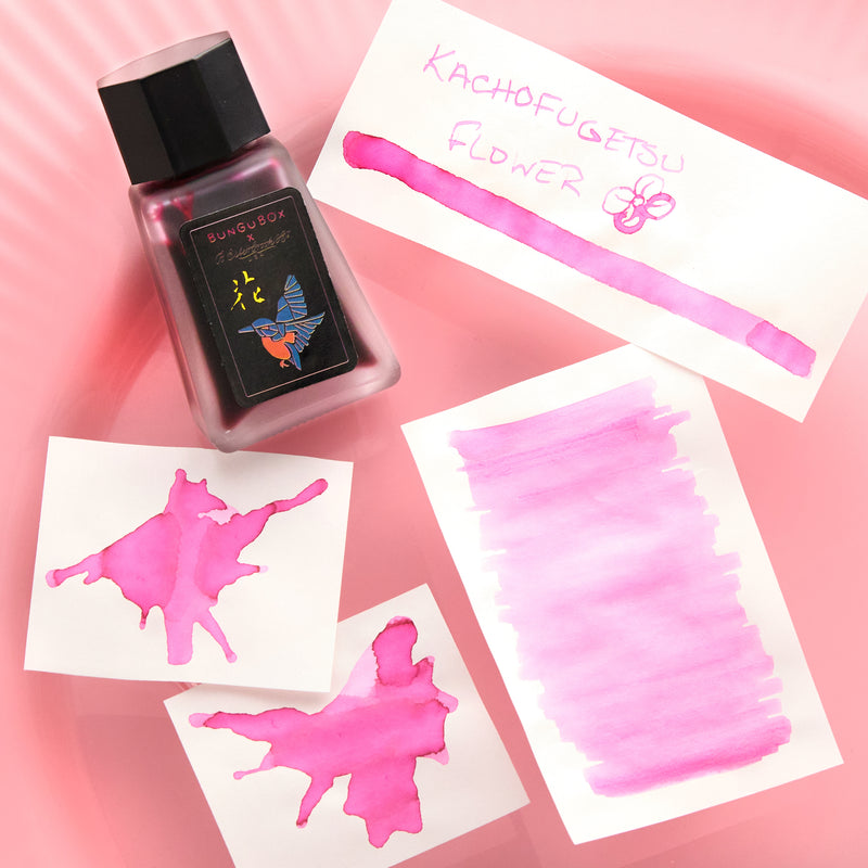 Esterbrook X BUNGUBOX Kachofugetsu Flower - 30ml Bottled Ink (Limited Edition)