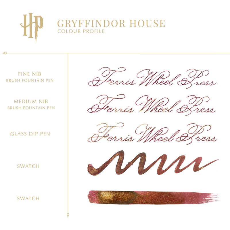 Ferris Wheel Press Harry Potter Carousel Fountain Pen & Ink Set - Gryffindor (Special Edition)