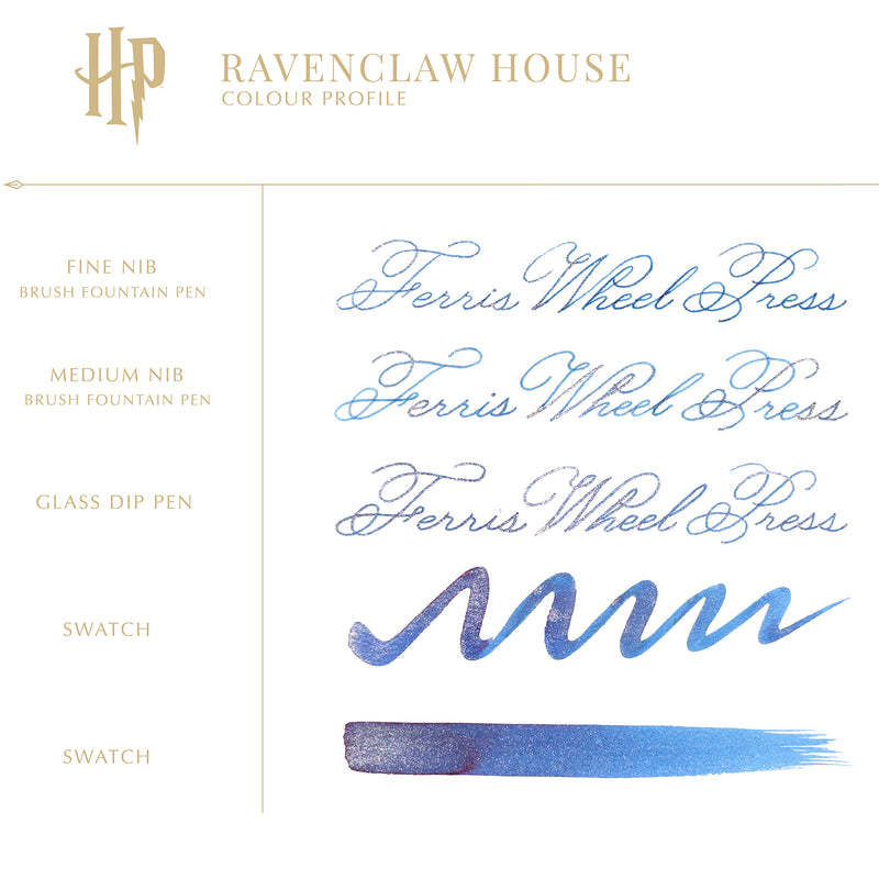 Ferris Wheel Press Harry Potter Carousel Fountain Pen & Ink Set - Ravenclaw (Special Edition)